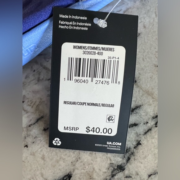 UA Women Ignite 7 Graphic Strp SL BLUE - Picture 2 of 4